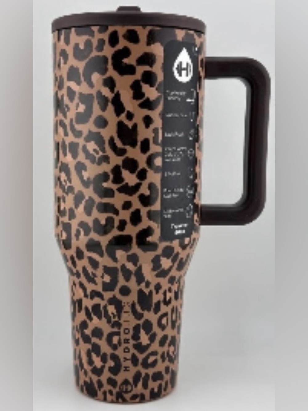 New in box HYDROJUG 40 oz. Traveler Tumbler - Savanna leopard print